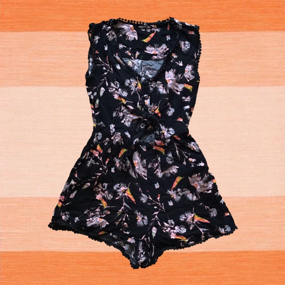 FLORAL ROMPER